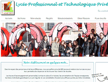 Tablet Screenshot of lyceeleroy.fr